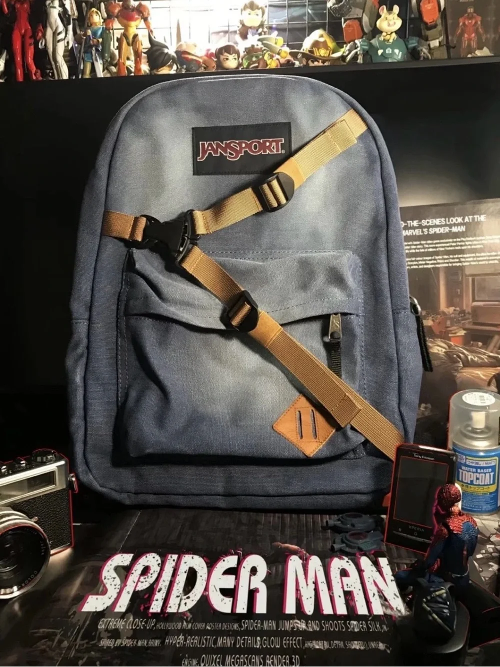 Jansport Spider-Man Peter Parker Oscorp Intern Backpack Movie Prop Bag